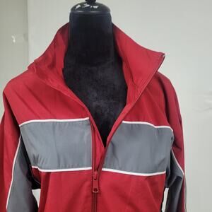 Jacket Sport from Roundtree and Yorke Polyester Sz. L; Red